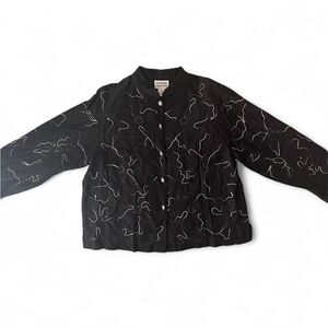 unique abstract button up